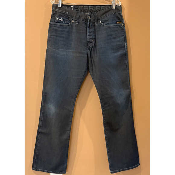 G-STAR RAW Jeans Coder Pant Dual Embro Black Straight Jeans Men Size 32x32 - Picture 2 of 12